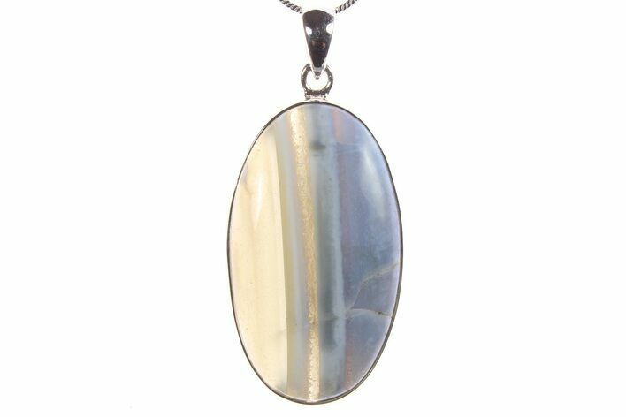 Owyhee Blue Opal Pendant - Sterling Silver #267021